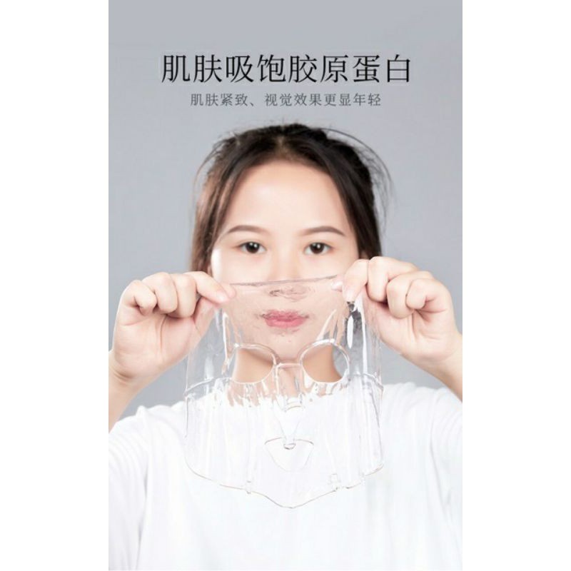 Mặt nạ thủy tinh trong suốt collagen Bioaqua