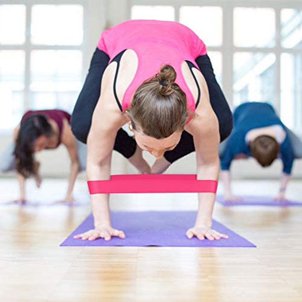 Dây Cao Su Kháng Lực 5 Cấp Độ Co Giãn Dùng Tập Thể Hình