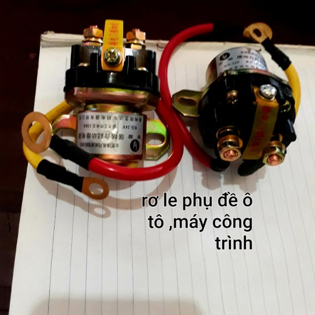 Rơ le phụ đề ô tô 12v -24v