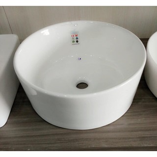Combo Chậu sứ ngâm chân làm móng tiệm nail,spa + bộ vòi xả nước HP-005