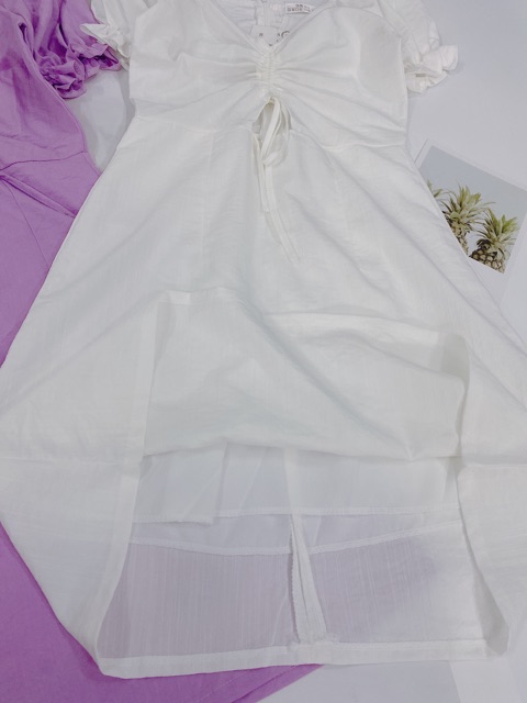 VÁY ĐŨI TAY BỒNG RÚT DÂY NGỰC SIÊU XINH DK35 | BigBuy360 - bigbuy360.vn