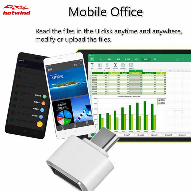 Bộ chuyển đổi USB OTG sang USB Type-C cho điện thoại Samsung Huawei Android Type-C