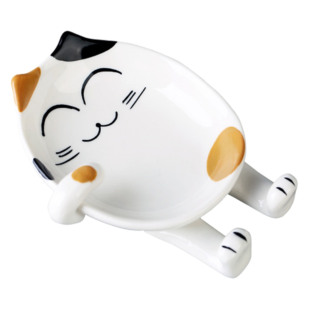 Đế Gác Muỗng Bằng Sứ Hình Mèo Kitty Dễ Thương