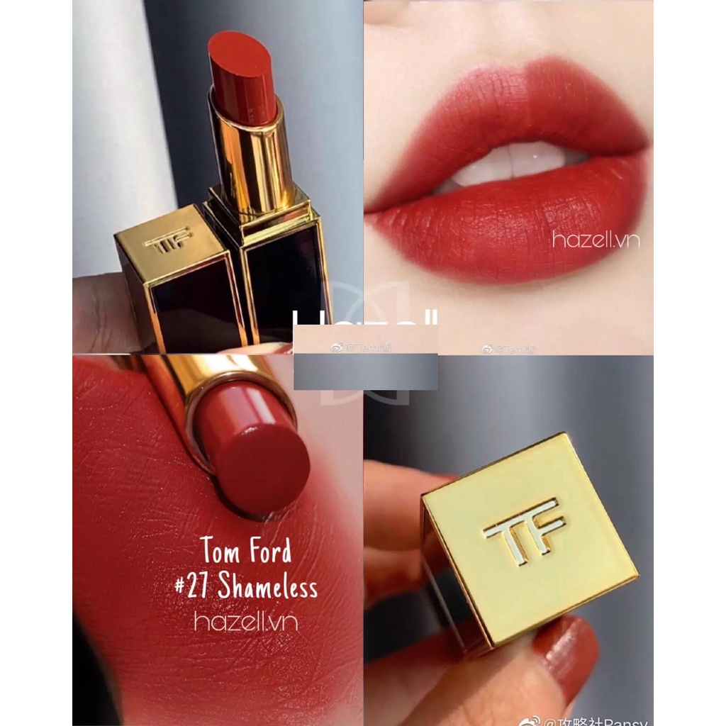 Son Tom Ford 27 Shameless - Đỏ Gạch
