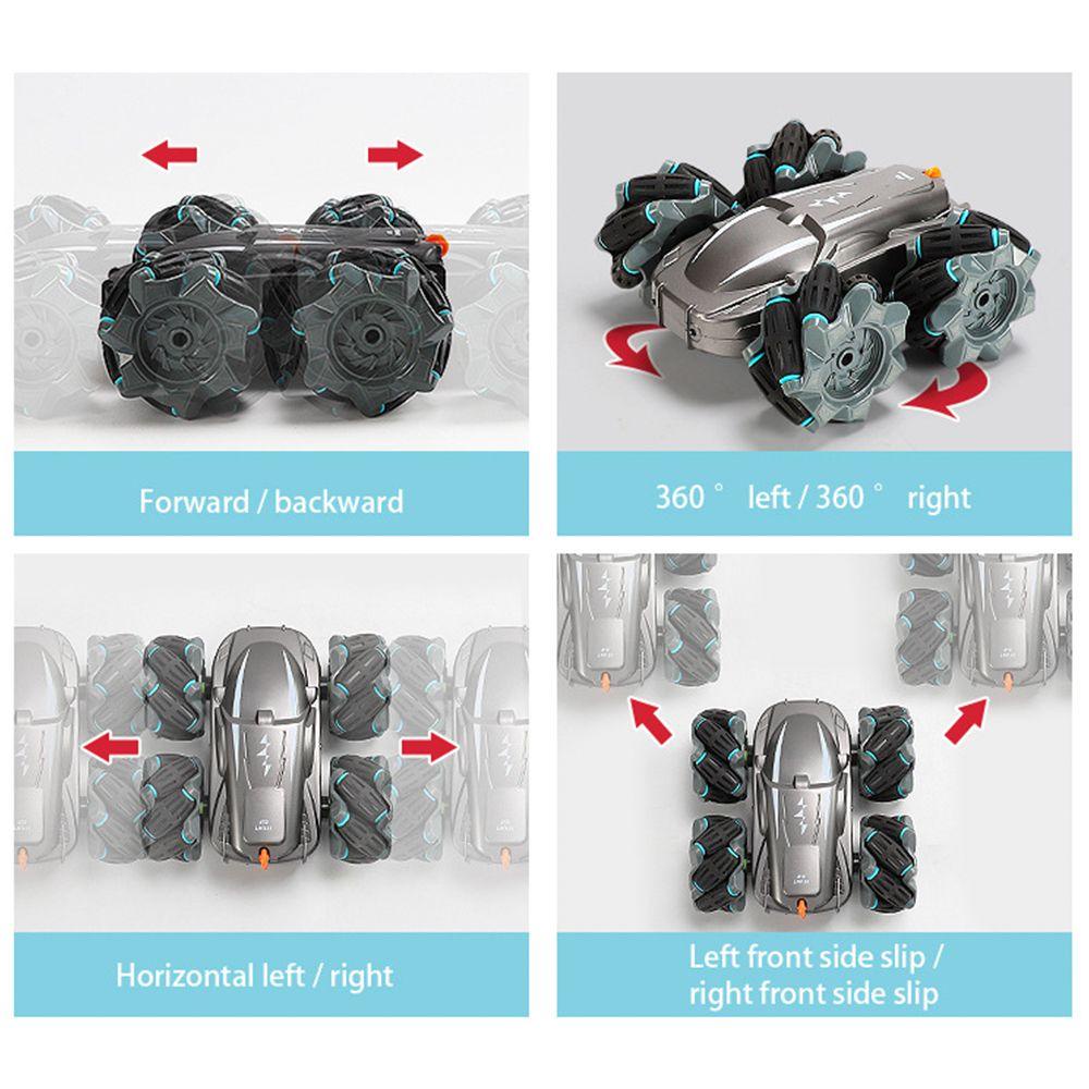 SUSANS Xe Hơi Điều Khiển Từ Xa Có Đèn Và Nhạc Hai Mặt Lật Bốn Bánh Xe