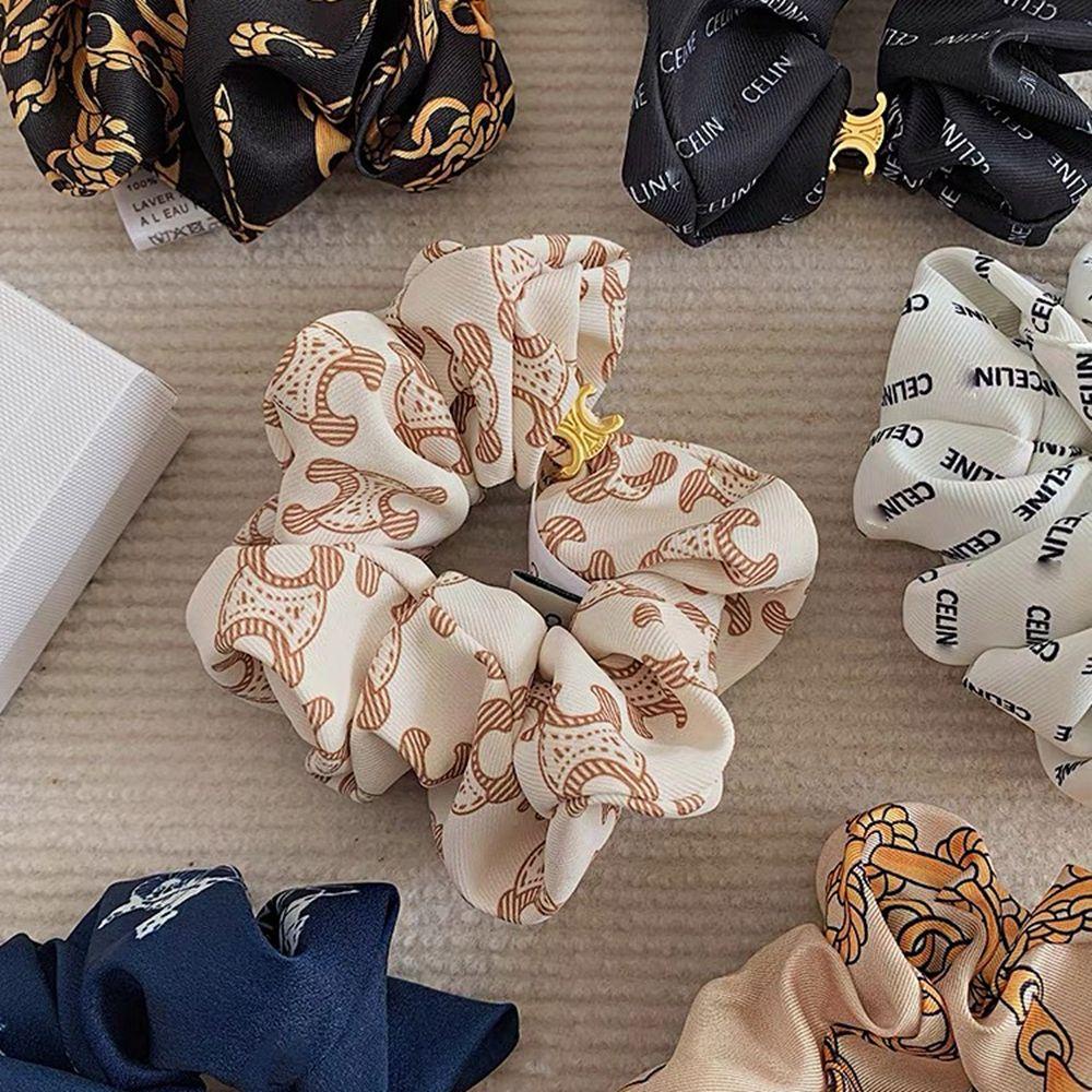 Dây Buộc Tóc Cỡ Lớn In Họa Tiết Dễ Thương WMES15H