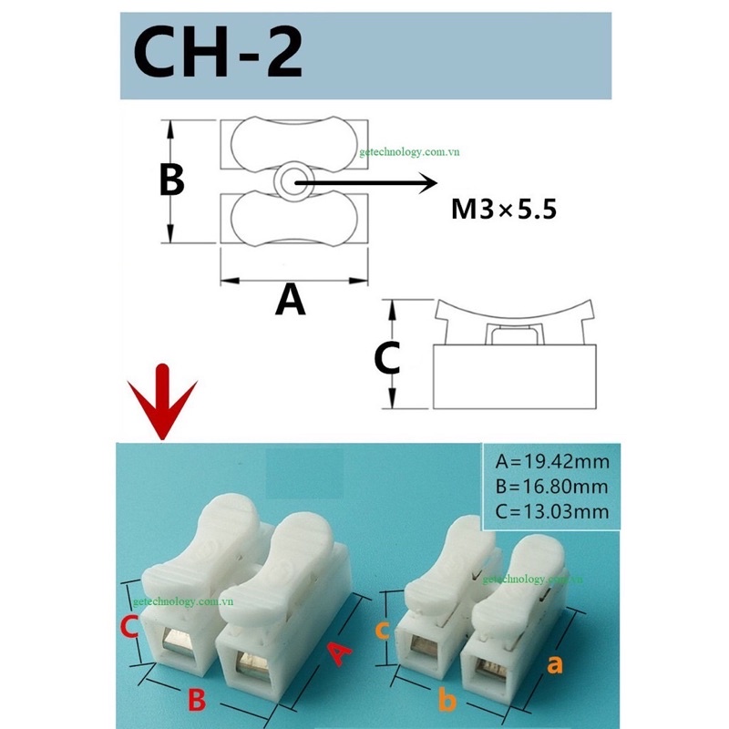 50 Cút Nối Dây Điện CH2