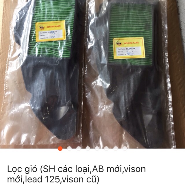 Lọc gió sh Việt /ABlet 125 lead 125 / vision .....