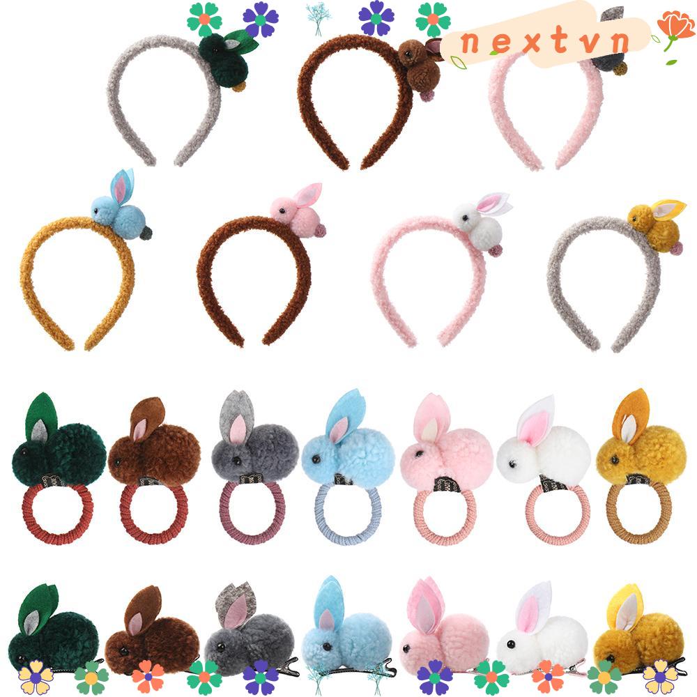 Băng đô/ kẹp tóc / dây cột tóc hình thỏ dễ thương cho bé gái