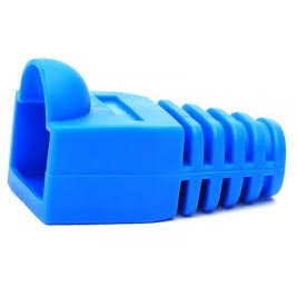 Đầu chụp hạt mạng RJ45 màu xanh, boot color