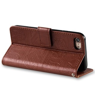 Elephant Case For Apple iPhone 7 Flip Wallet Leather Cover Phone Case