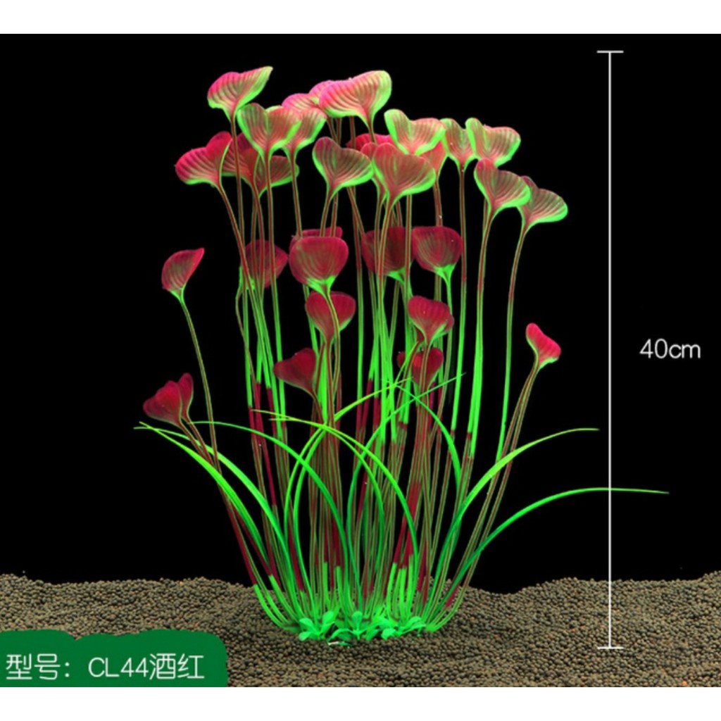 Cây thủy sinh bằng nhựa mẫu to- Cây trang trí bể cá bể thủy sinh