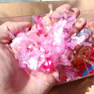 100 gram Thun cột tóc đủ màu sợi to