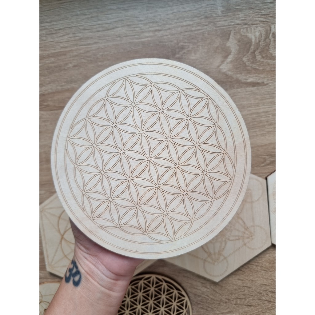 Crystal Grid - lưới tinh thể dùng tăng sức mạnh của đá thanh tẩy, Tarot