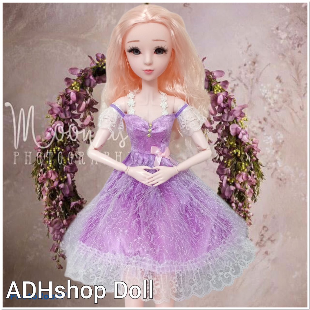 Búp Bê 60cm 💖 Búp Bê Mô Phỏng BJD Lolita Mặc Váy Công Chúa