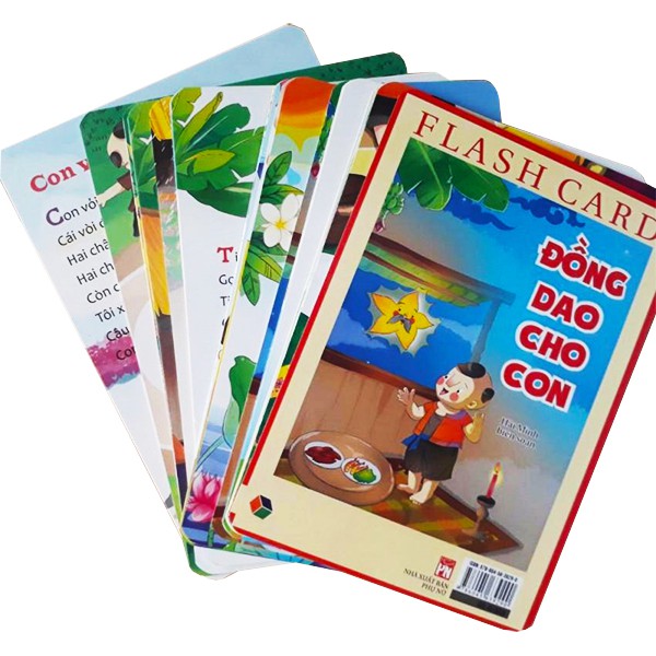 Flash card đồng dao cho con