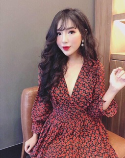 SALE ĐẦM MAXI HOA NHÍ
