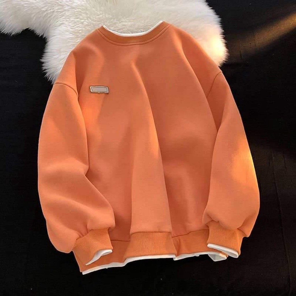 Áo Sweater nam nữ Chất Nỉ Cotton, from rộng Áo nỉ Siêu Hot Phong Cách Hàn Quốc