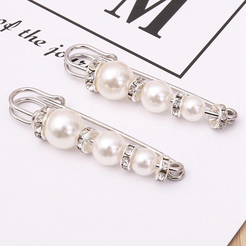 Trâm Cài Áo Đính Ngọc Trai Nhân Tạo Thời Trang