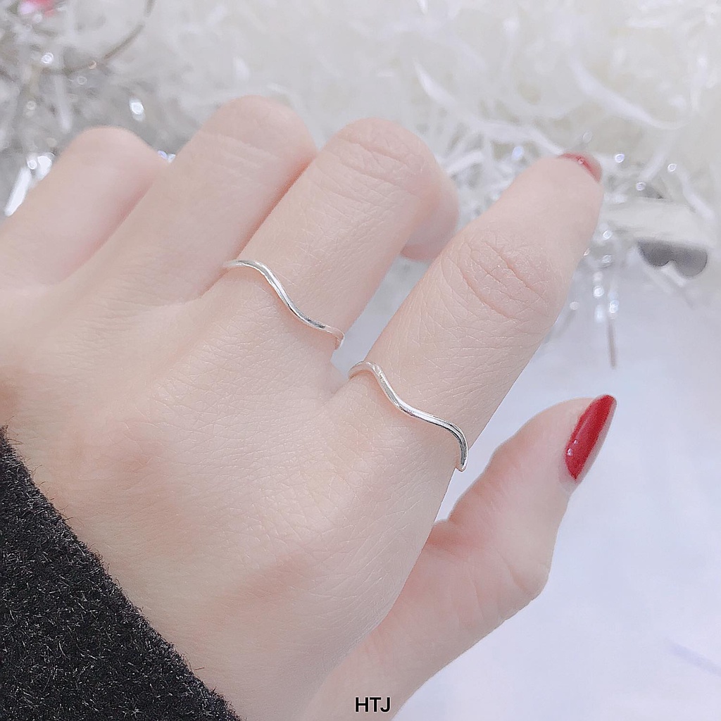 NHẪN SÓNG BẠC TA