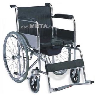 Xe lăn bô vệ sinh người già