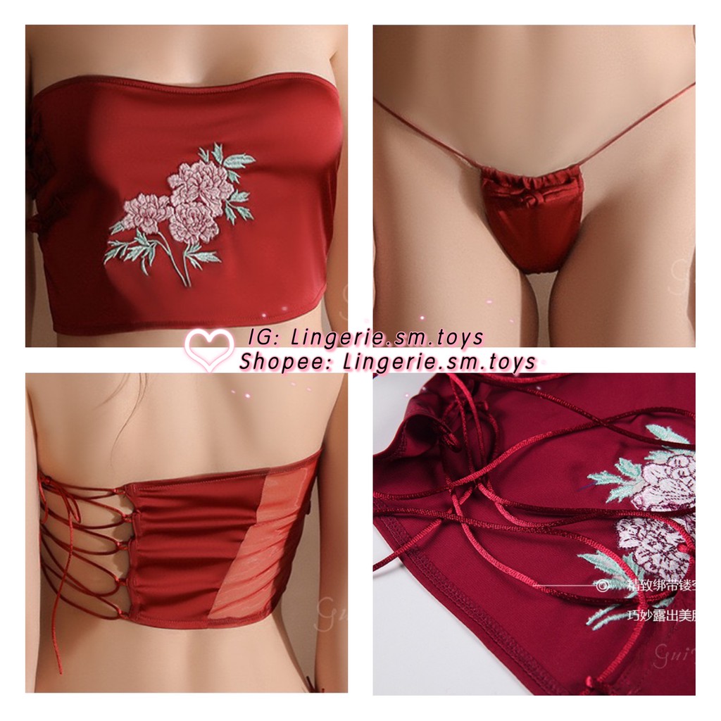 YT1605 Quây Thêu Hoa - Nội Y Trung Hoa Quyến Rũ - Cosplay Trung Hoa • QR1093 | BigBuy360 - bigbuy360.vn