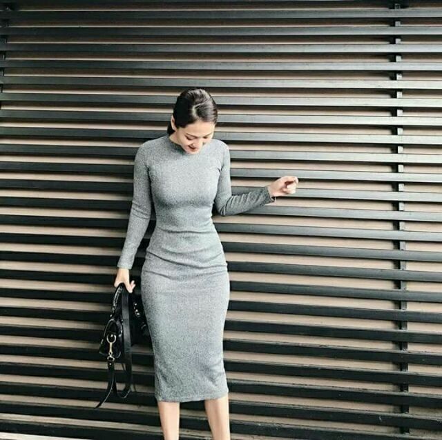 [ Mã FAMAYWA2 giảm 10K đơn 50K] Đầm Tay Dài Body Cao Cấp -- hàng tận xưởng 100℅ | BigBuy360 - bigbuy360.vn