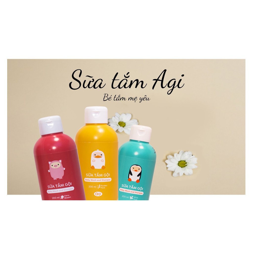 ✨ NEW NEW - SỮA TẮM GỘI AGI 200ml/500ml ✨