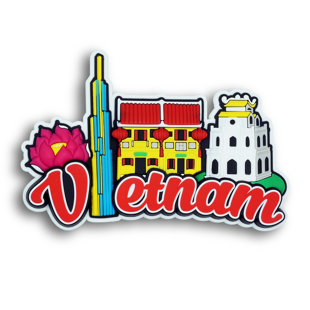 Nam châm trang trí tủ lạnh - Fridge Magnet - Landmark