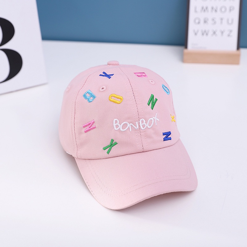 Mũ Lưỡi Trai Chống Nắng Thêu Họa Tiết Hoạt Hình Dễ Thương Thời Trang Xuân Hè Cho Bé 1-3 Tuổi