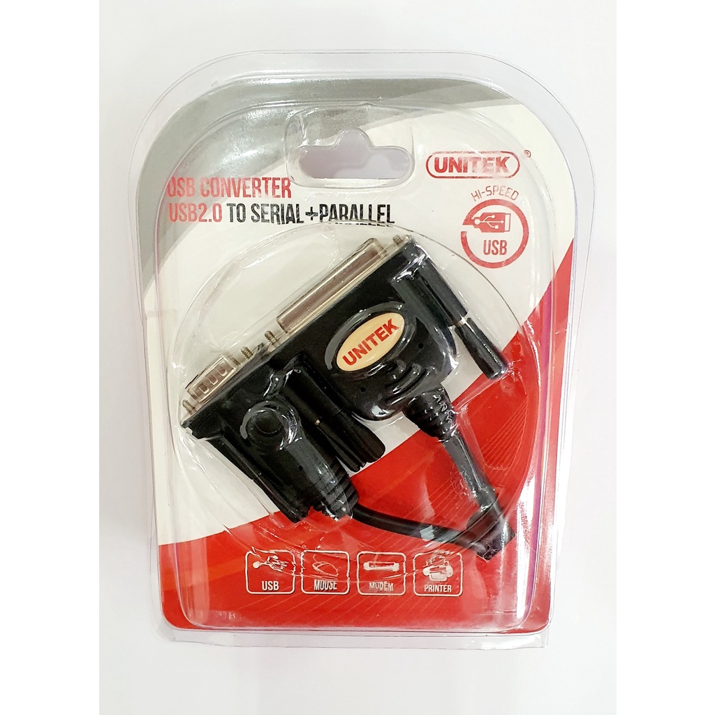 Cáp USB 2.0 To Com RS232 Unitek (Y-107) - HÀNG CHÍNH HÃNG