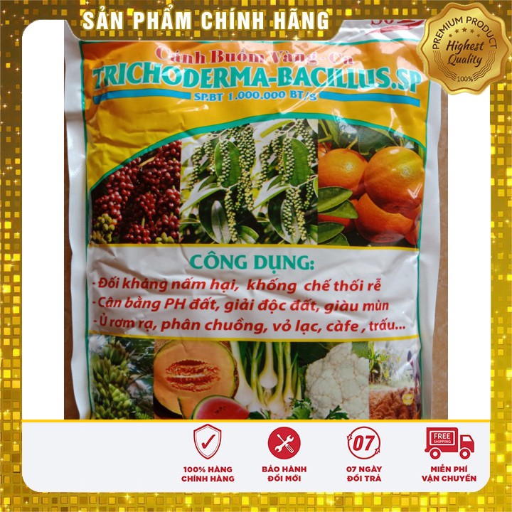 Chế phẩm sinh học nấm đối kháng Trichoderma Bacillus