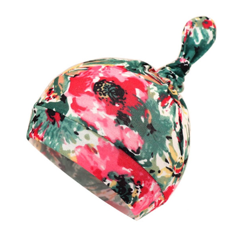 Mũ Trùm Đầu Kiểu Turban Thắt Nút Nhiều Màu Sắc Cho Bé
