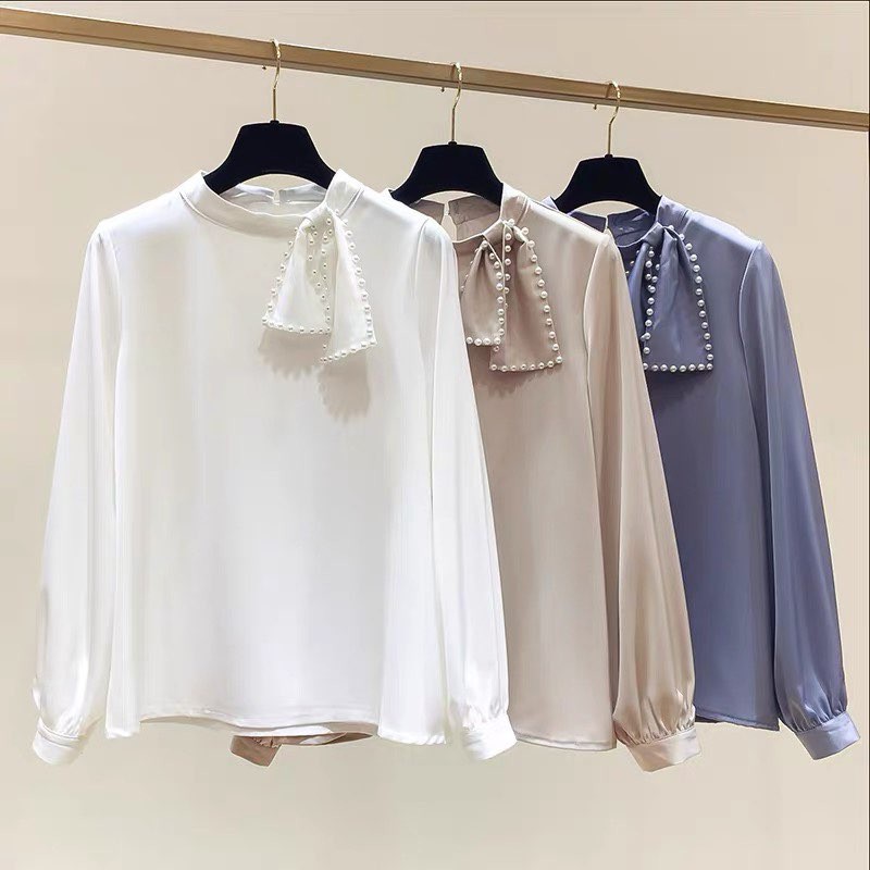 ÁO SƠ MI NỮ CỔ PHỐI BI (MS83)