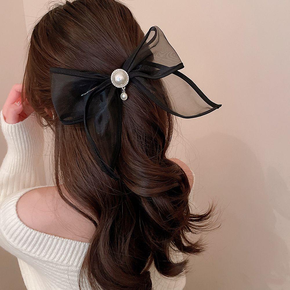 Kẹp Tóc Trang Điểm Phong Cách Vintage WMES15H|Dây Buộc Tóc Chất Liệu Hợp Kim Phong Cách Hàn Quốc