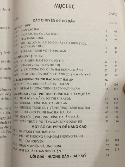 Sách - Tài liệu chuyên toán trung học cơ sở Toán 9 Tập 1: Bài tập Đại số