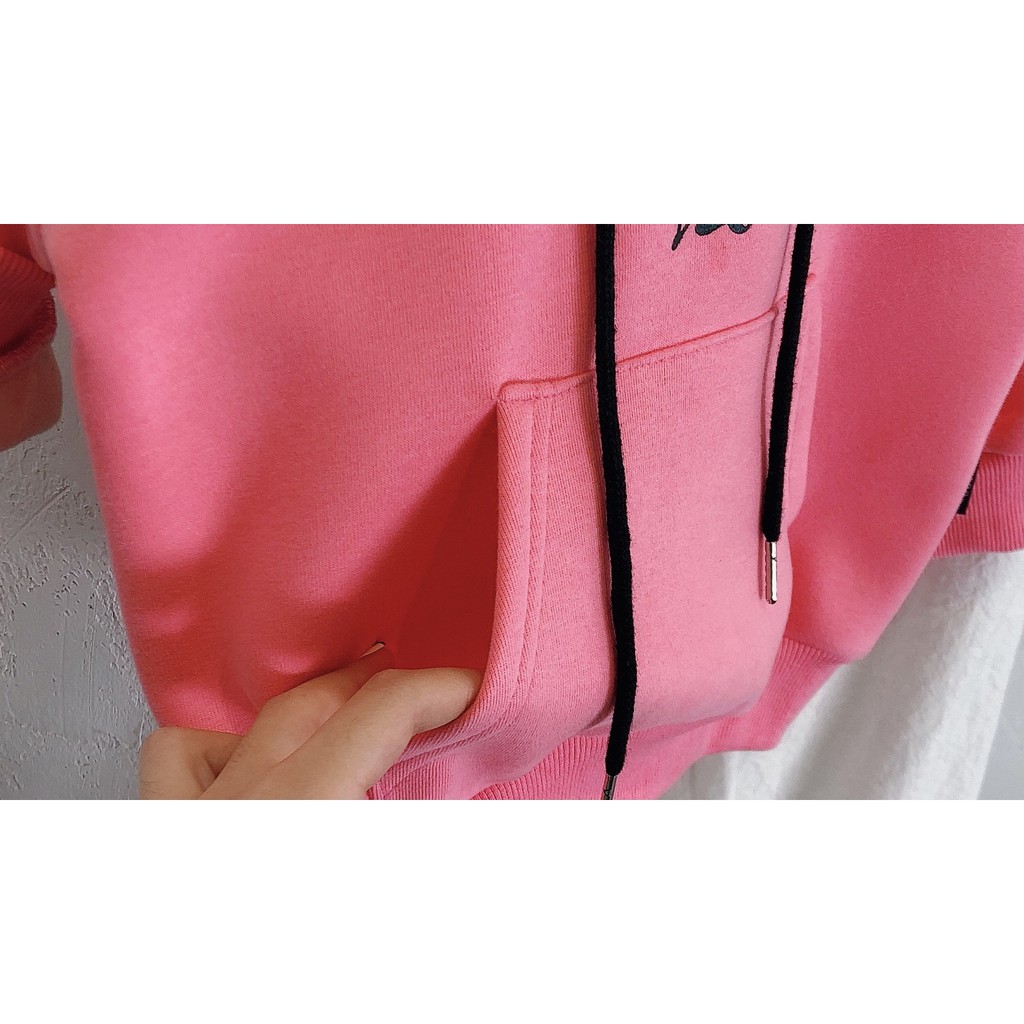 Áo Hoodies Có Nón Dài Tay Thời Trang Cho Bé Gái