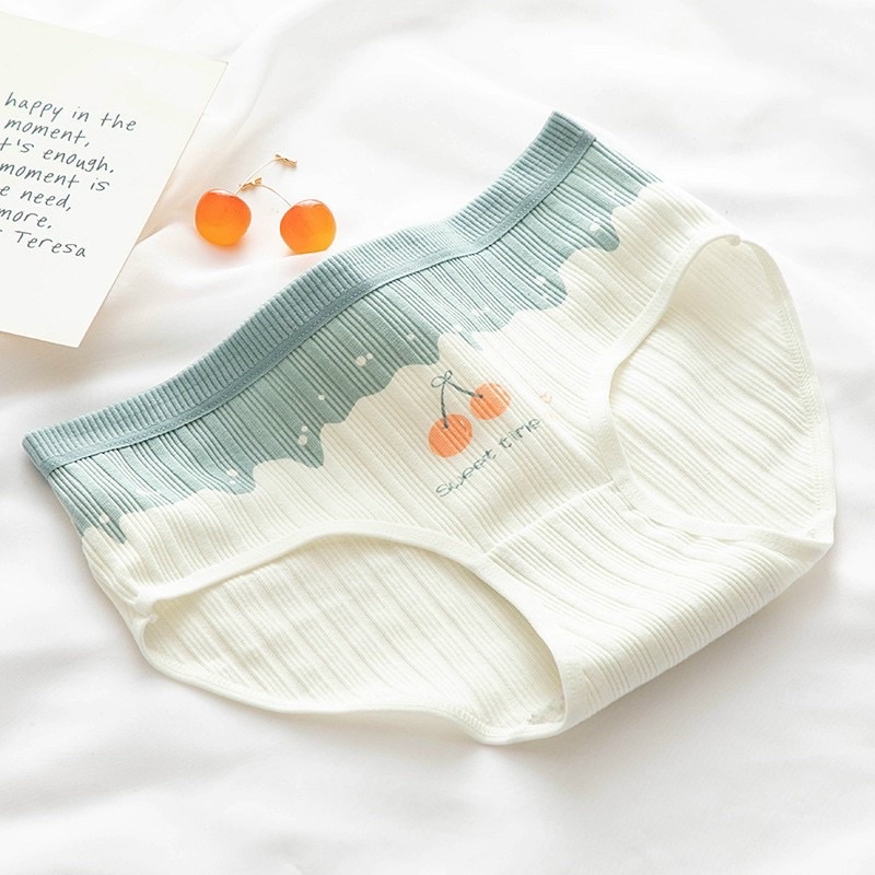 QUẦN LÓT COTTON TĂM CHERRY SIÊU ĐẸP