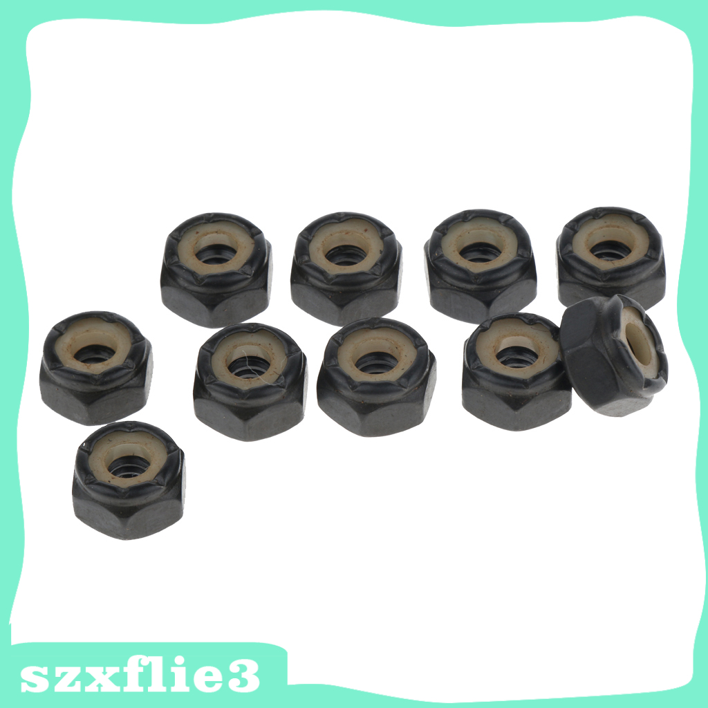 Bộ 10 Đai Ốc Szxflie3 5 / 8 / 10mm Cho Ván Trượt Dài M5