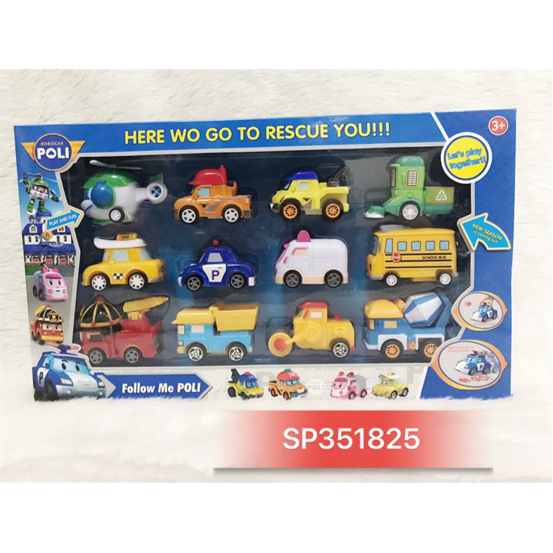 Hộp xe Robocar Poli trớn 12c , P7 (hộp)