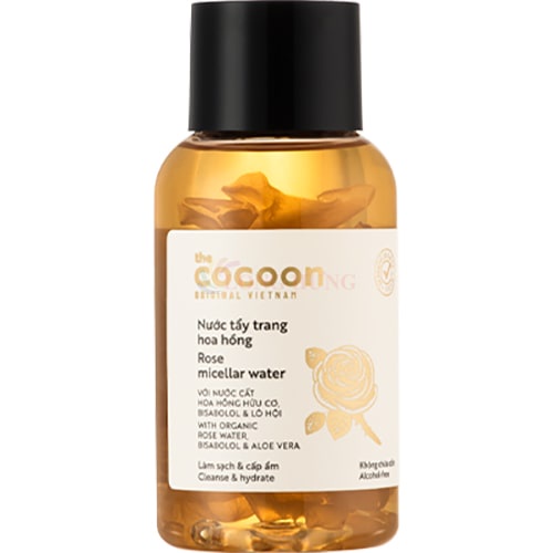 Nước tẩy trang hoa hồng Cocoon làm sạch và cấp ẩm (140ml/500ml)