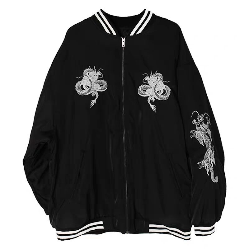 ÁO KHOÁC BOMBER THÊU RỒNG SUKAJAN JACKET