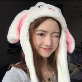 Mũ tai thỏ giật siêu kute