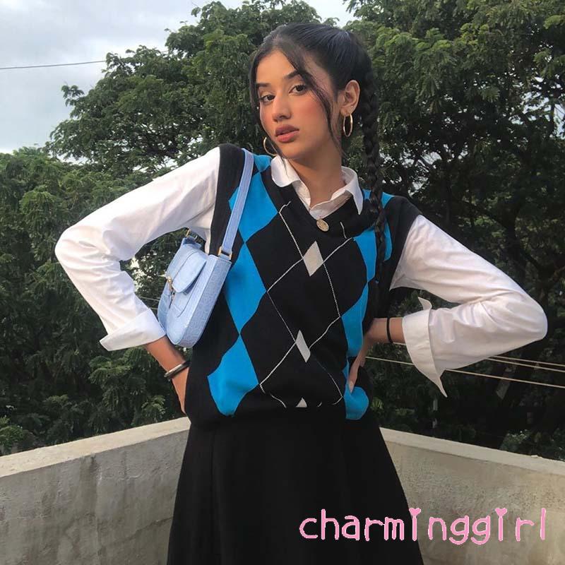 Áo Len Nữ Cộc Tay Cổ Tròn Thời Trang