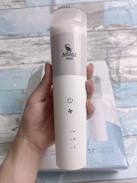 Tông đơ cắt tóc cho bé MOAZ BEBE MB-014, tông đơ hút tóc thông minh cho trẻ - Monnie Kids