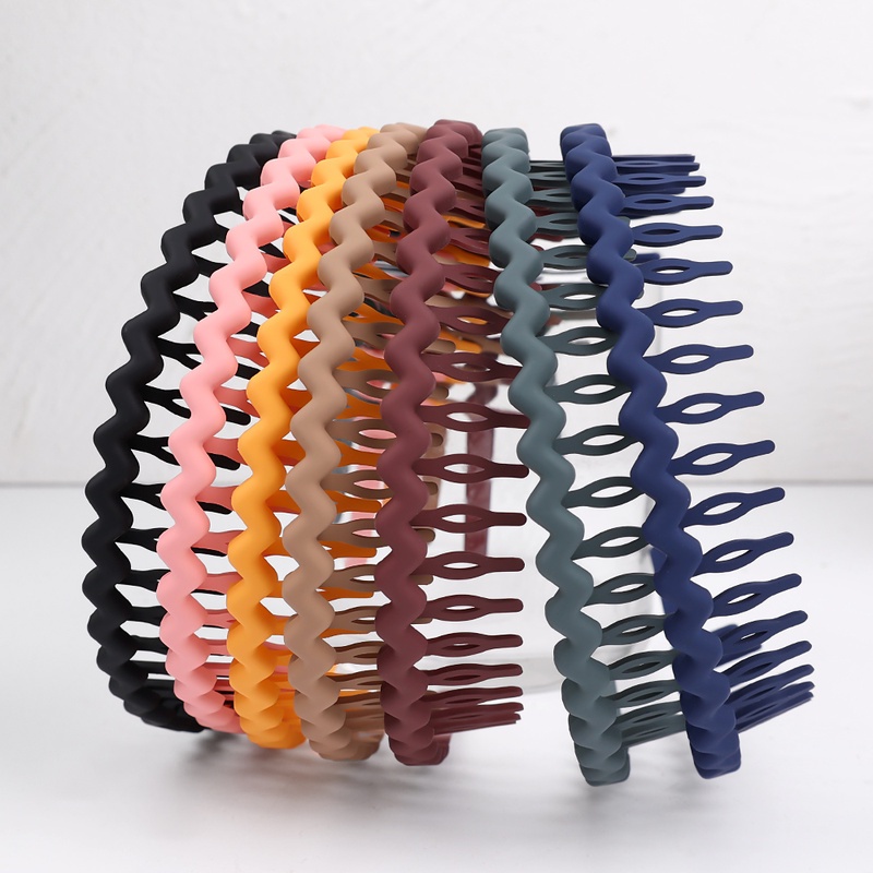 Băng Đô Rửa Mặt / Trang Điểm Rửa Mặt Màu Trơn Đơn Giản Chống Trượt Thời Trang Cho Nữ