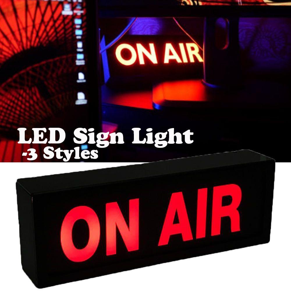 Biển Báo Hiệu Đèn LED Cho Studio Mới