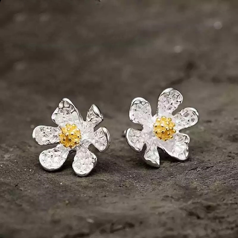 Khuyên Tai Hình Hoa Nhỏ Đơn Giản Thời Trang Hàn Quốc Mới Cho Nữ