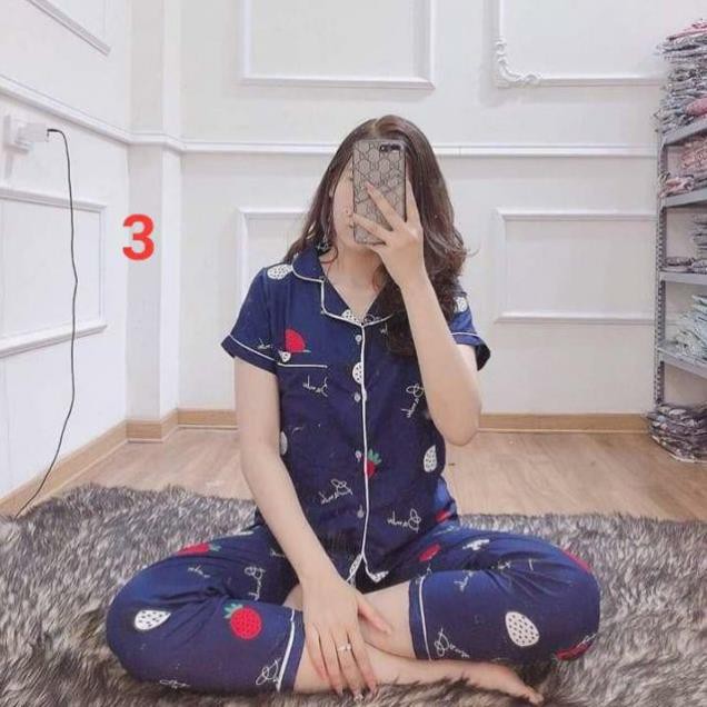 PIZAMA tay cộc quần dài 🌈🌈🌈 sỉ 3x nhỏ  ཾ ྇