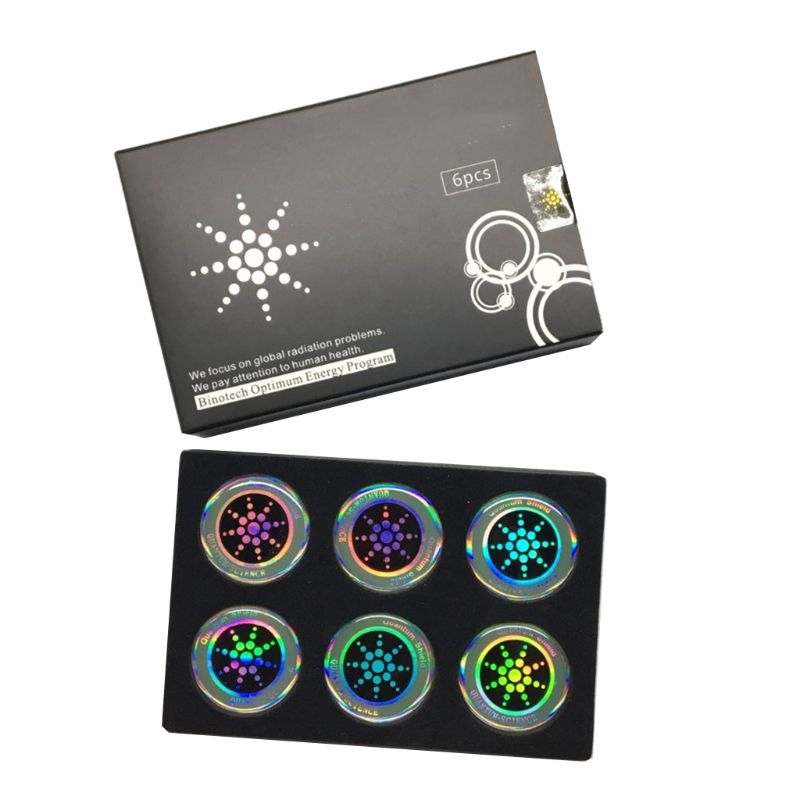 Set 6 Miếng Dán Hình Tròn Chống Bức Xạ Cho Điện Thoại